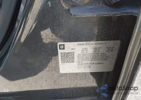 2018 Chevrolet Malibu Lt z USA, uszkodzony, nr VIN 1G1ZD5ST5JF124613